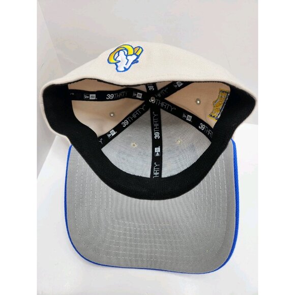 Los Angeles Rams New Era Stone/Royal 2023 NFL Draft On Stage Snapback Hat Cap - Picture 10 of 13